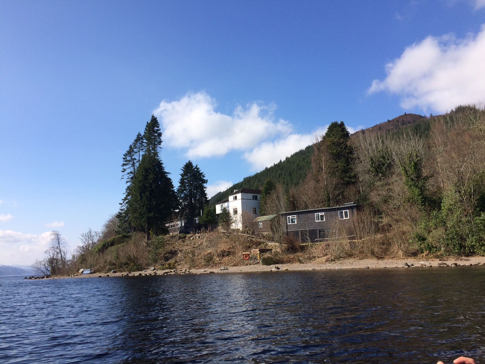 Lochside Hostel From Loch Ness