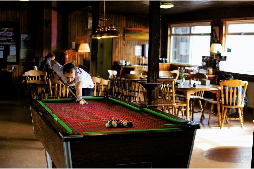 Lochside Hostel Pool Table
